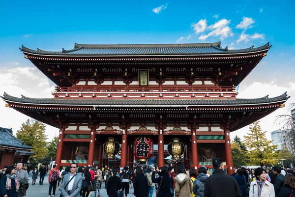 Tokyo, Japonya 'daki Sensoji Tapınağı. — Stok fotoğraf