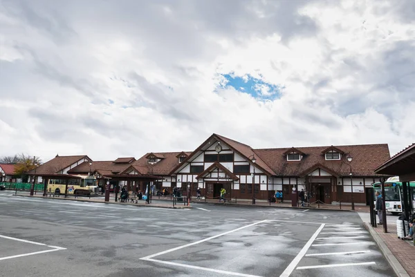 Bahnhof von Kawaguchiko — Stockfoto