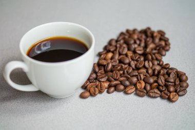 kalp şeklinde kahve çekirdekleri