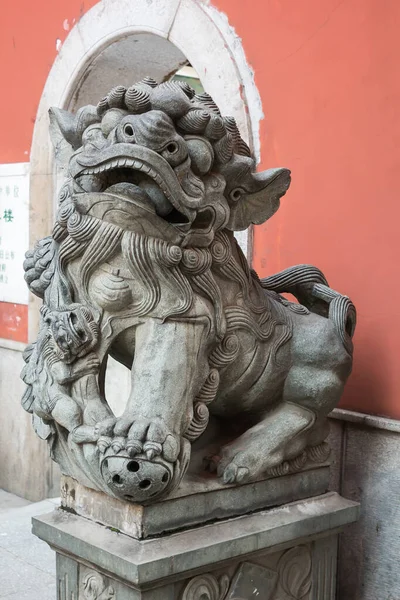 Čínský styl socha lva — Stock fotografie