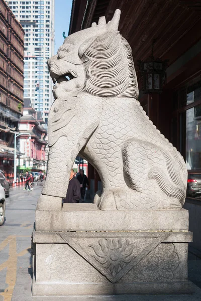 중국 스타일의 사자 동상 — 스톡 사진