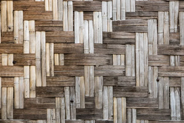 Antiguo tablero de bambú rayado —  Fotos de Stock