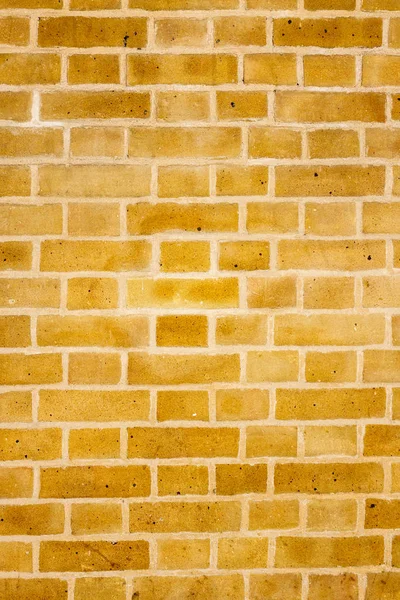 Желтая Кирпичная Стена Теплая Дружественная — стоковое фото