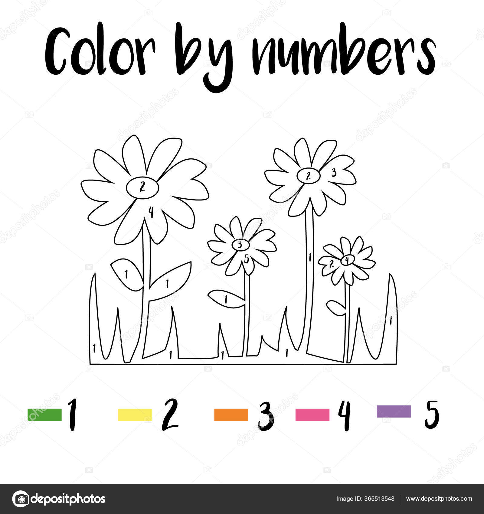 Desenho de Número 1 para Colorir - Colorir.com