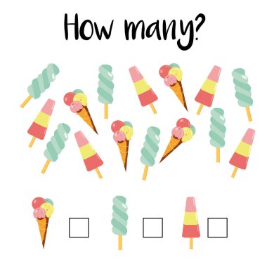 Ne kadar itiraz. Okul öncesi etkinlik sayımı. Yazdırılabilir çalışma kağıdı. Çocuklar, yeni yürümeye başlayanlar ve okul öncesi çocuklar için eğitici bir oyun. Matematik ödevi. Matematik, sayılar öğreniliyor. Toplama görevleri