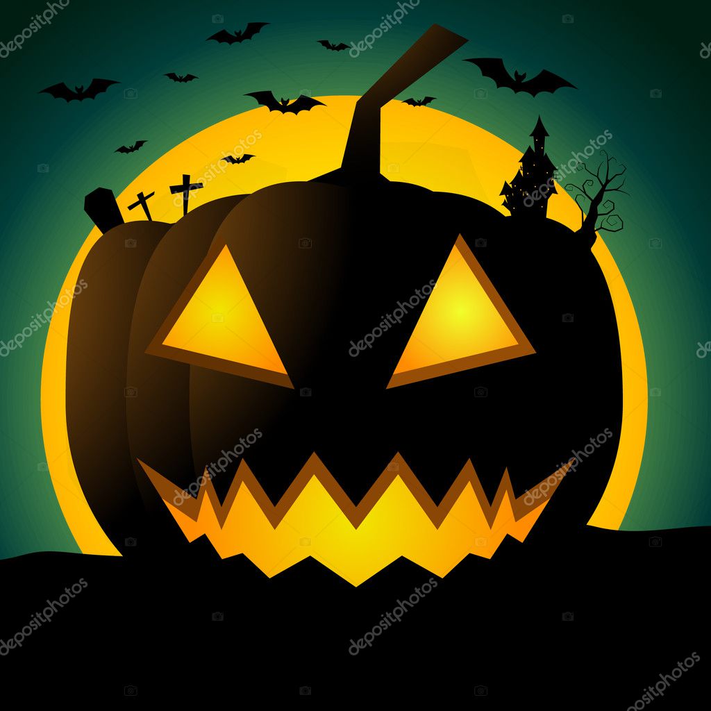 大きなカボチャと抽象的なハロウィン背景 ストックベクター C Manopjk 大きなカボチャと抽象的なハロウィン背景 ストックベクター C Manopjk