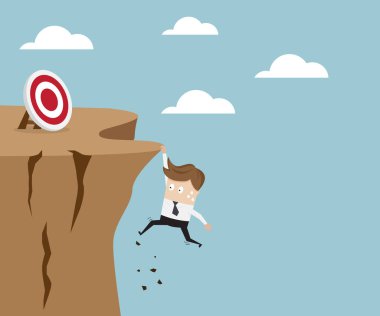 işadamı cliff hedef için bekle