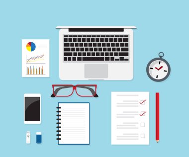Ofis, banka donatımı ile çalışma masası