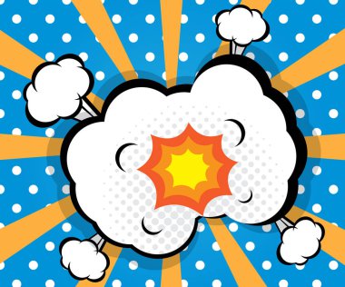 soyut BOM pop art, çizgi roman arka plan