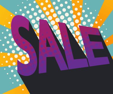 soyut Satılık çizgi roman, pop sanat arka plan