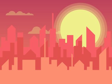 Cityscape arka plan vektör