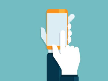 smartphone dokunmadan ile el çizimi