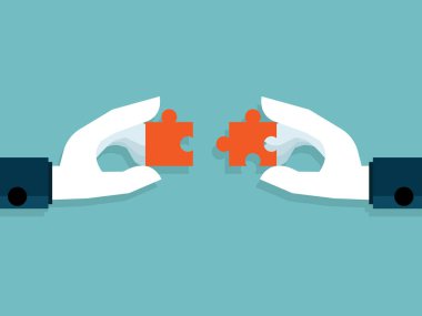 Parçalı bulmaca ile el çizimi