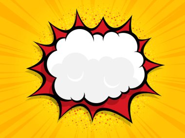 Boş konuşma balonu çizgi romanı, yarım tonlu pop sanatı.