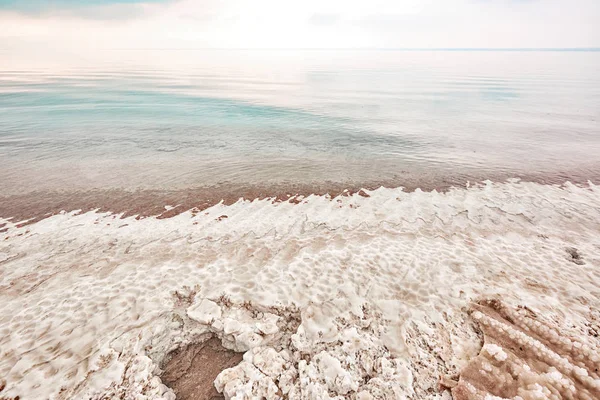 Verbazingwekkende landschap van de dode zee — Stockfoto
