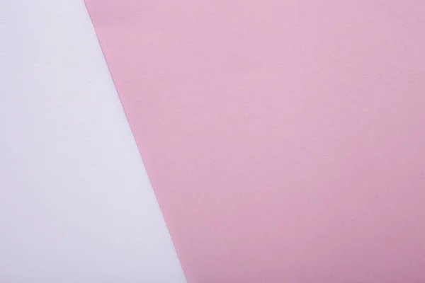 Textura Papel Pastel Rosa Blanco Como Fondo Vista Superior — Foto de Stock