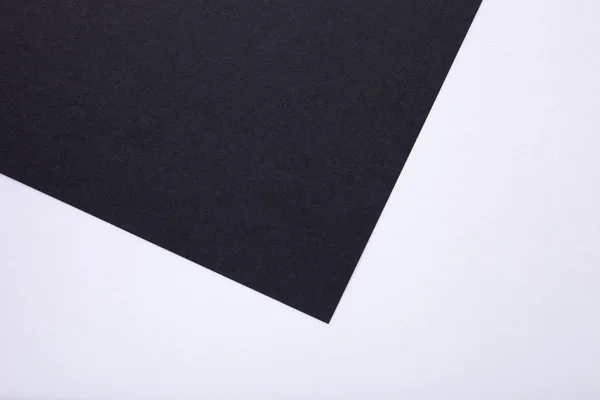Textura Papel Pastel Blanco Negro Como Fondo Vista Superior — Foto de Stock