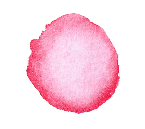 Abstraktes Rosafarbenes Aquarell Auf Weißem Hintergrund Buntes Aquarell Auf Papier — Stockfoto