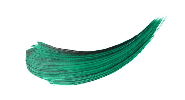 Abstrakter Grüner Aquarellfleck Isoliert Auf Weißem Hintergrund Buntes Aquarell Auf — Stockfoto