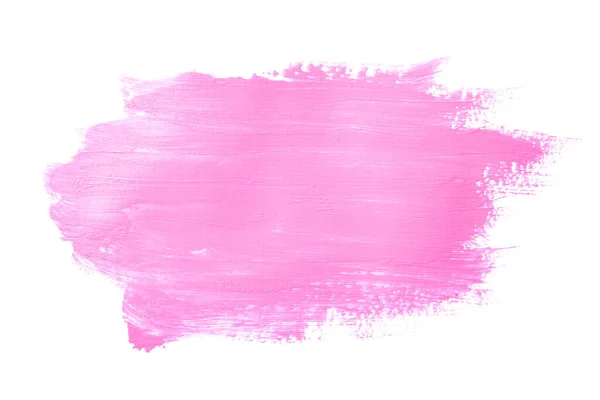 Abstract Pink Watercolor Spot Isolated White Background Colorful Aquarelle Splash — Stock Photo, Image