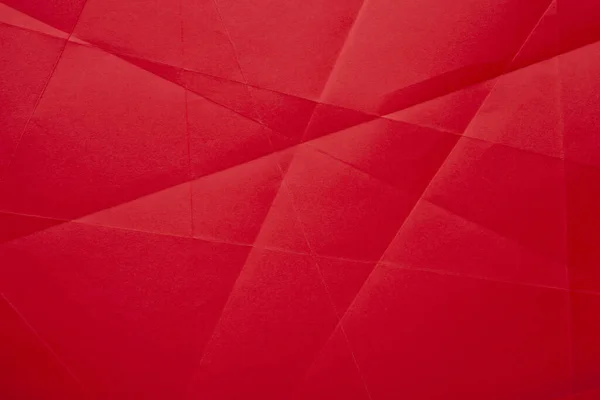 Textura Vermelha Papel Amassado Como Fundo Texto Espaço Cópia — Fotografia de Stock