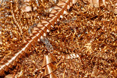 Bakır talaşı. CNC makinelerinde bakır işleme.