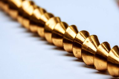 Bakır talaşı. CNC makinelerinde bakır işleme.