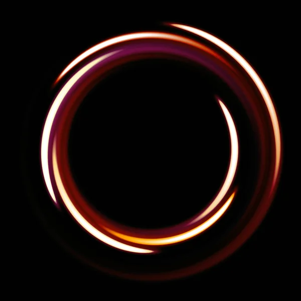 Σκούρο πρότυπο με ζεστό κύκλους σπείρες — Διανυσματικό Αρχείο