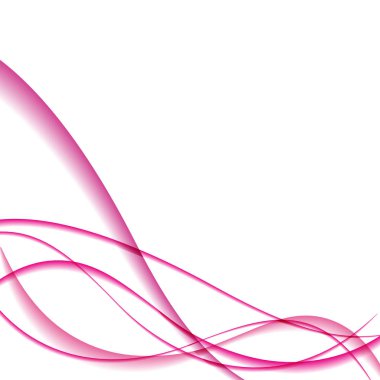 Pembe dalgalar ile beyaz basit şablonu