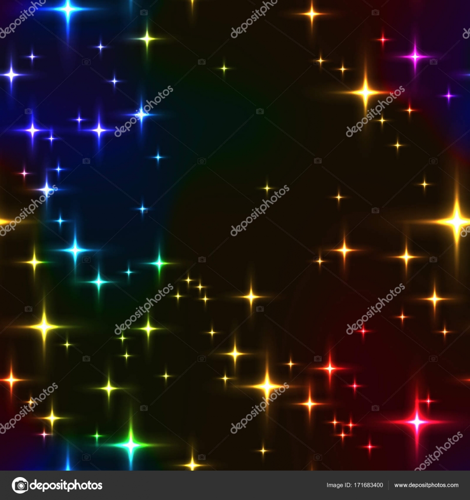 Fond Transparent Arc En Ciel Avec Des étoiles Brillantes