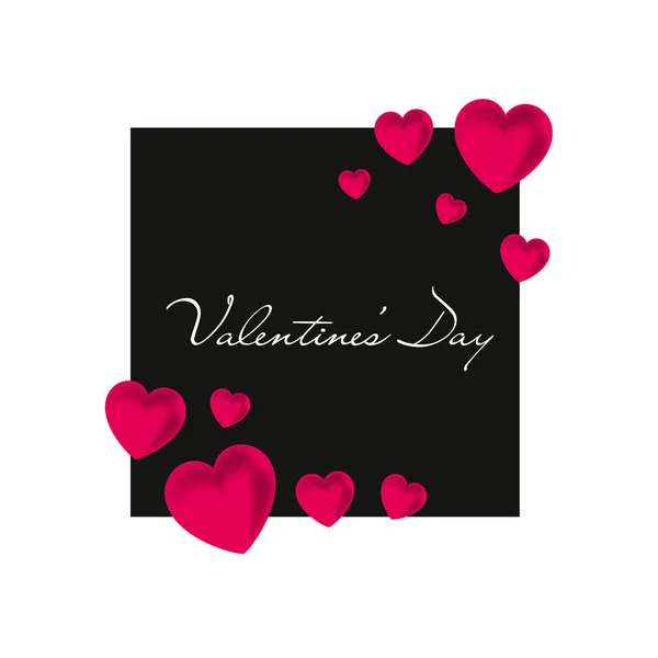 Valentine's Day. Red heart. Vector illustration EPS10 — Stock Vector