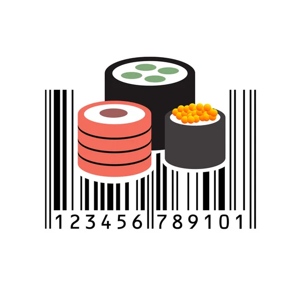 Barcode. Vector illustration. — Stock Vector
