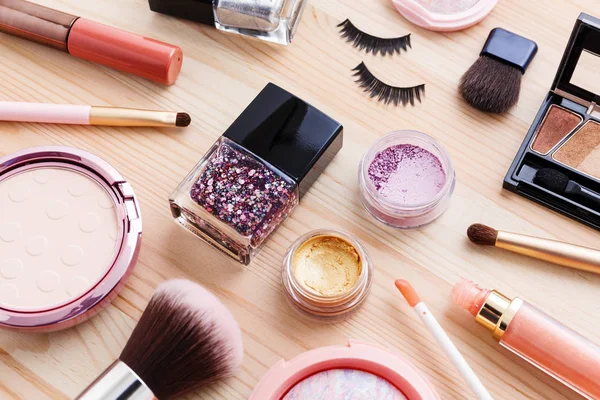 Kosmetik- und Kosmetikprodukte — Stockfoto