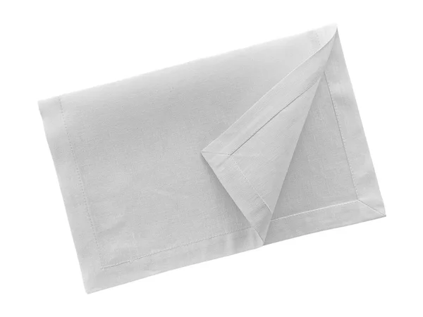 餐巾纸上白色孤立 — 图库照片