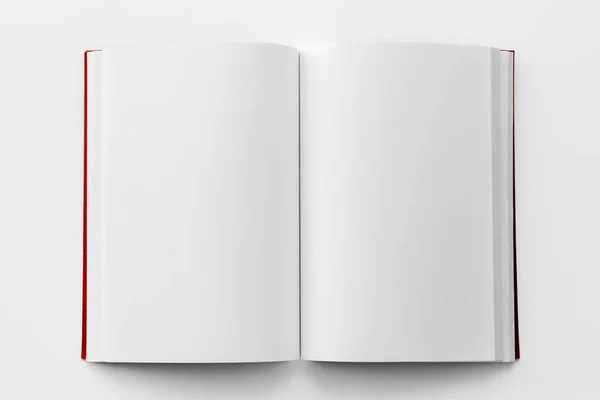 Livro aberto mockup — Fotografia de Stock