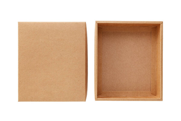 Ремесленная коробка с крышкой
