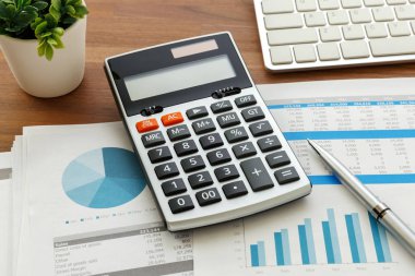 Grafik ve hesap makinesi ile finansal muhasebe