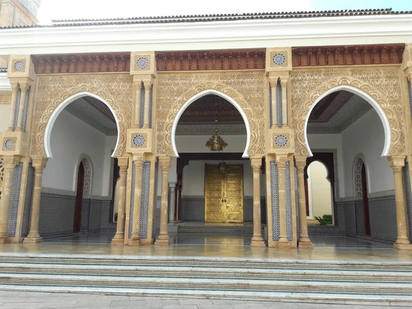 Pintu Masuk Masjid Mohammed Enam Kota Oujda Maroko — Stok Foto