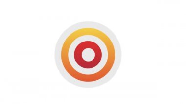 Arrow hitting the center of target - success business concept.