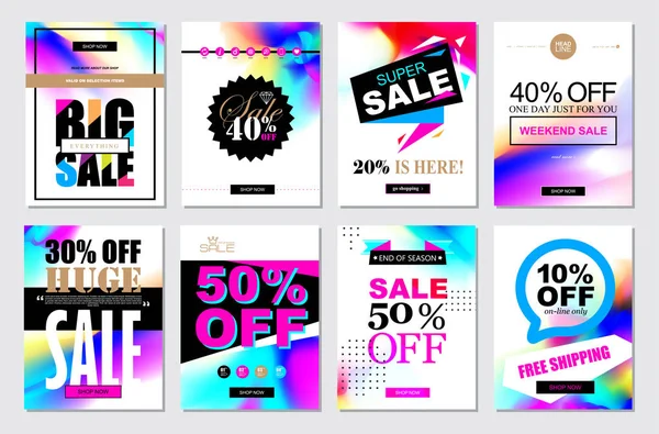 Satış broşürleri kümesi 