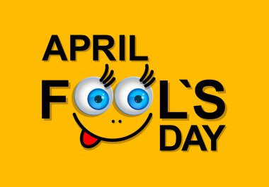 Nisan Fools Day tebrik kartı 