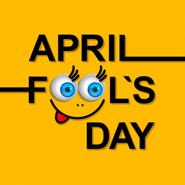 Nisan Fools Day tebrik kartı 