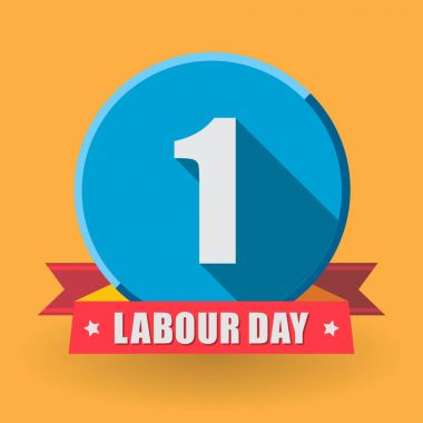 İşçi Bayramı tebrik kartı 