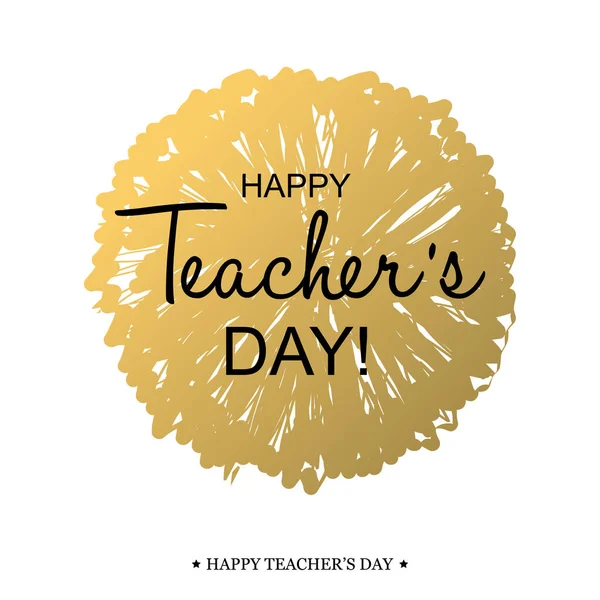 Szablon karty dzień nauczycieli — Wektor stockowy