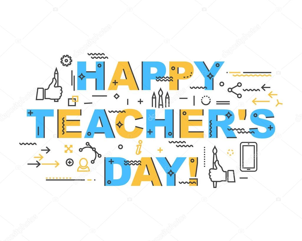 teachers-day-card-template-stock-vector-galastudio-152227062