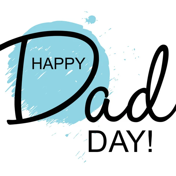 Happy Fathers Day greeting card — Stock Vector