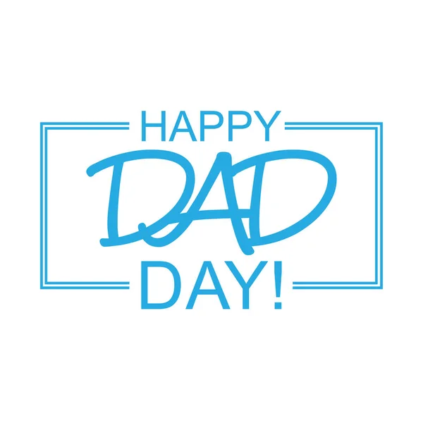 Szczęśliwy ojciec dzień kartka okolicznościowa — Wektor stockowy