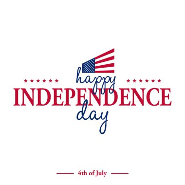 Tebrik kartı için Amerikan Bağımsızlık günü