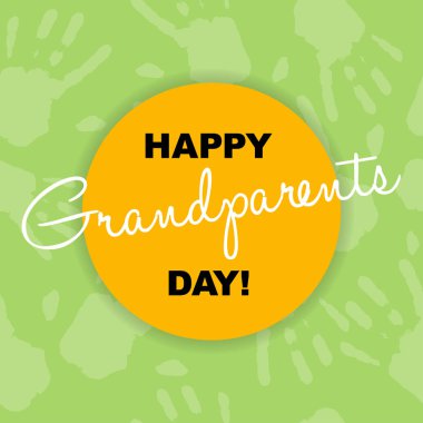 Şablon mutlu büyükbaba ve Büyükanneler Günü / 