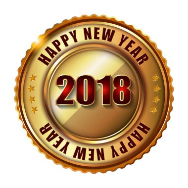 2018 mutlu yeni etiket 